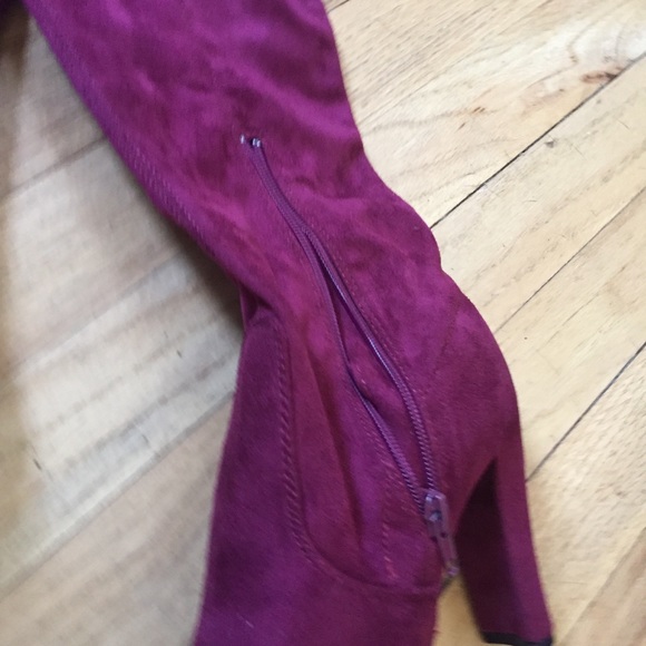 NWOT Wild Diva over the knee heeled boots - Picture 4 of 8